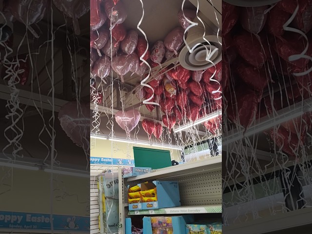 Love is in the air💞 Valentines Candy🍭 Balloons🎈 Dollar Tree 🌳 #shorts #shortsfeed #trend #viral #fyp