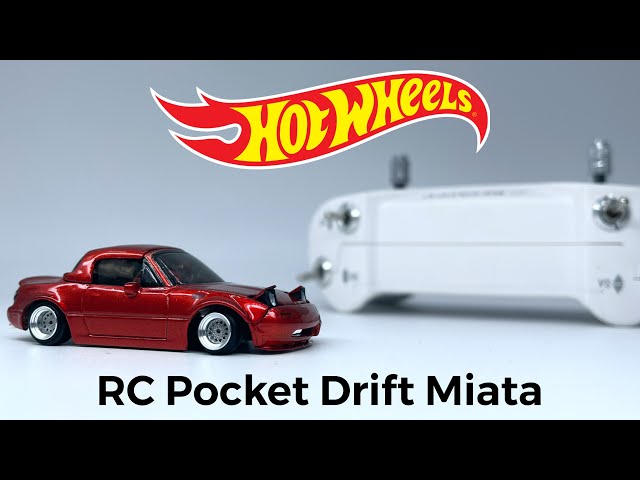 Making a Pocket Drift Miata With Working Popups (RC Hotwheels Custom)