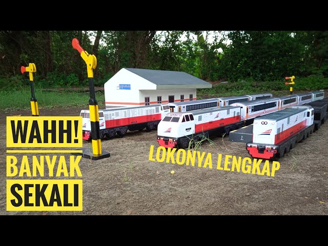 KERETA API KAYU || Ternyata begini persilangannya !?