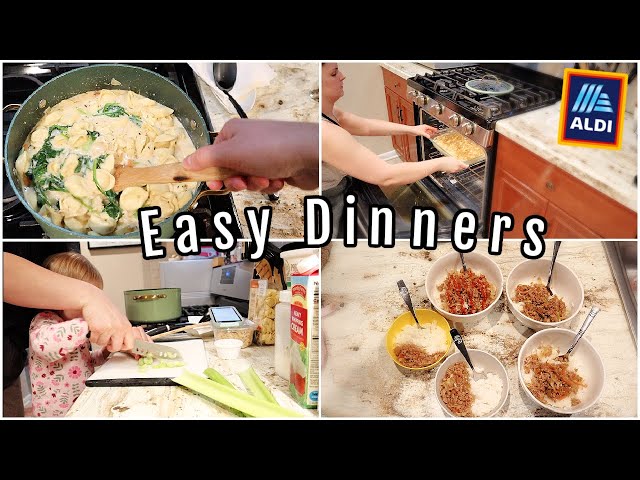 What's For Dinner?! | Aldi Weekly Dinners | 5 Easy, Cheap, Kid Friendly Dinner Ideas!