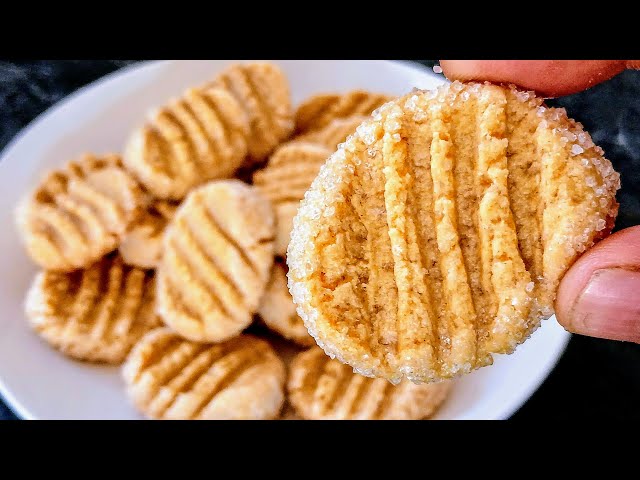 These cookies melt in your mouth! With only 3 ingredients! God, how yummy!