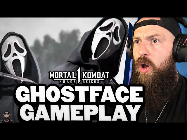 GHOSTFACE LOOKS INSANE! Official Gameplay Trailer! [REACTION] | Mortal Kombat 1