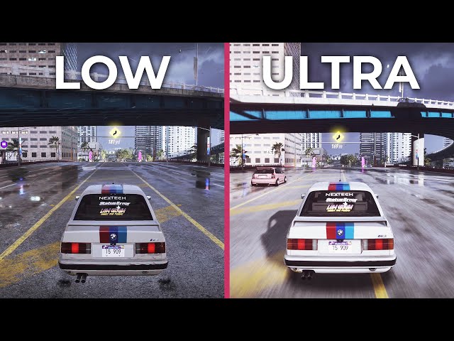 Need for Speed Heat – LOW vs. ULTRA PC Graphics Comparison