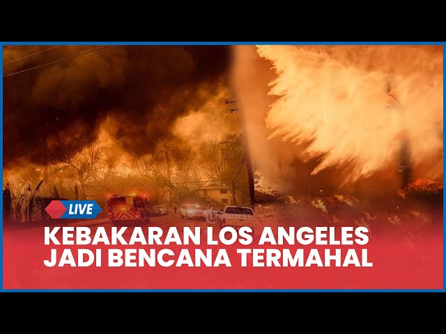 🔴 Jadi Bencana Termahal Sejarah AS, Kerugian Kebakaran Los Angeles Capai Rp 4.000 T