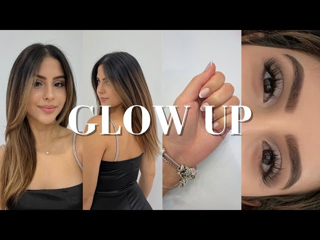 Back To School GLOW UP | Facial, Brows, Lashes, Nails, Hair Makeover