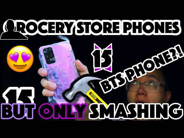 Bored Smashing - GROCERY STORE PHONES! Episode 15 but Only Smashing