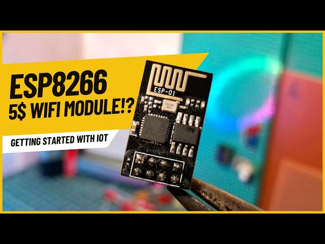 5$ Arduino Wi-Fi Module!? ESP8266 Tutorial | IoT Project