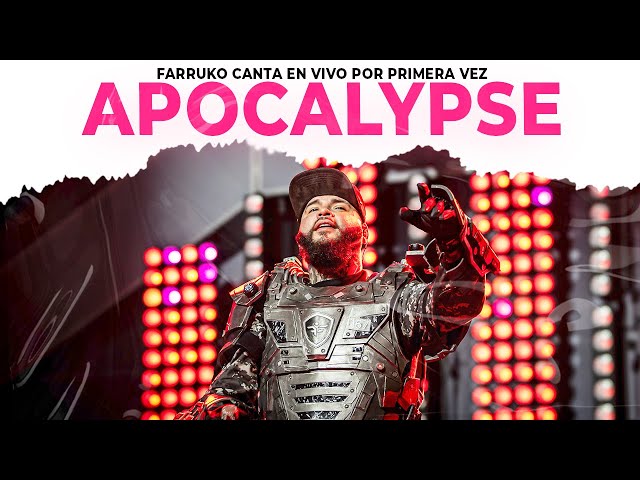 FARRUKO canta en VIVO #APOCALYPSE por primera vez