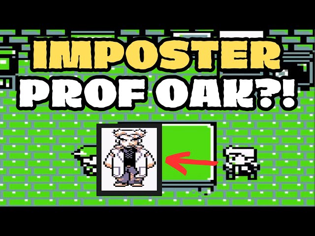 IMPOSTER Professor Oak on Pokémon Gold?!