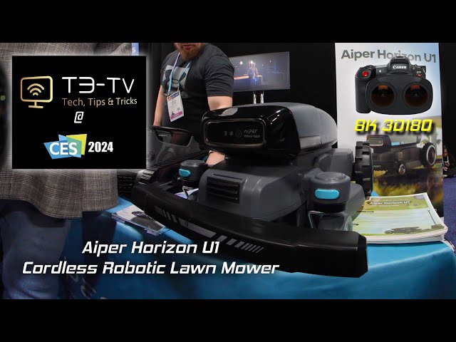 CES 2024 Unveiled  - Aiper Robotic Lawn Mower (8K 3D VR180)