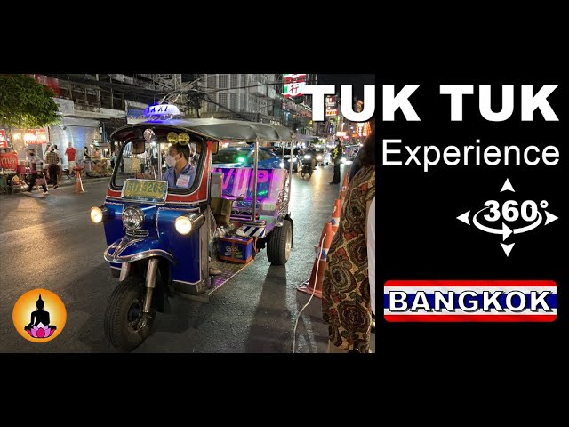 Bangkok, Tuk Tuk experience | Thailand tourism - video 360