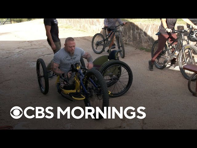 Helping veterans heal through mountain biking