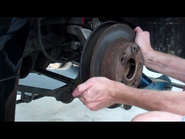 Acura TSX rear brake Screech Sound Solved FIX