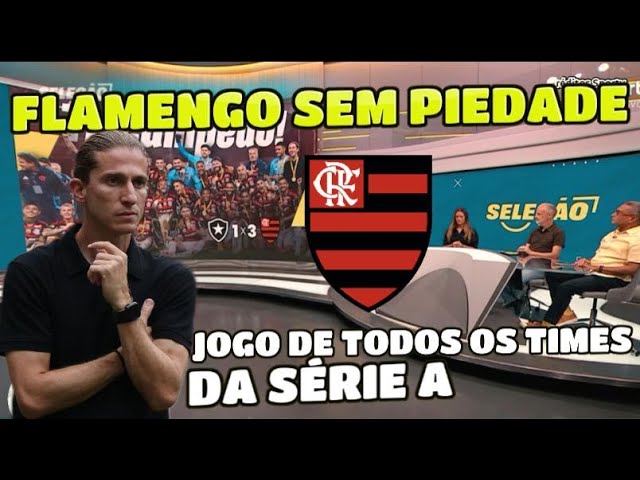 FLAMENGO SUPERIOR SUFOCOU O BOTAFOGO  SEM DEIXAR ESPAÇOS. FILIPE LUÍS O PROTAGONISTA TÁTICO.