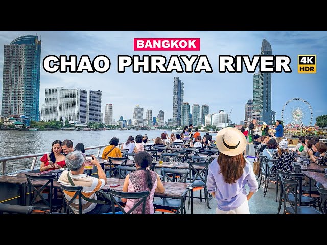 Best View in Bangkok - CHAO PHRAYA RIVER Cruise Dining and Sightseeing Experience 🇹🇭🛳️