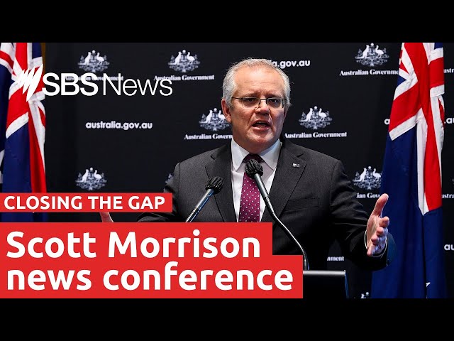 Watch: The Prime Minister gives Closing the Gap update | SBS News