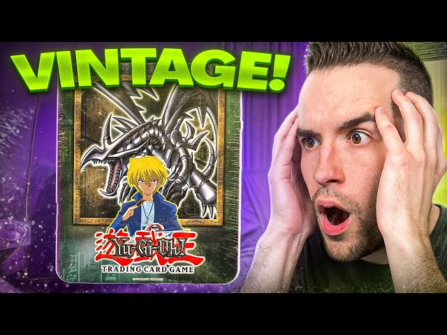 Opening A VINTAGE 2002 Red-Eyes Black Dragon Tin!