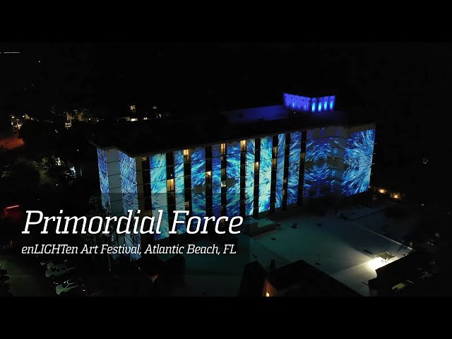 Primordial Force at enLIGHTen Art Festival, Atlantic Beach, Florida