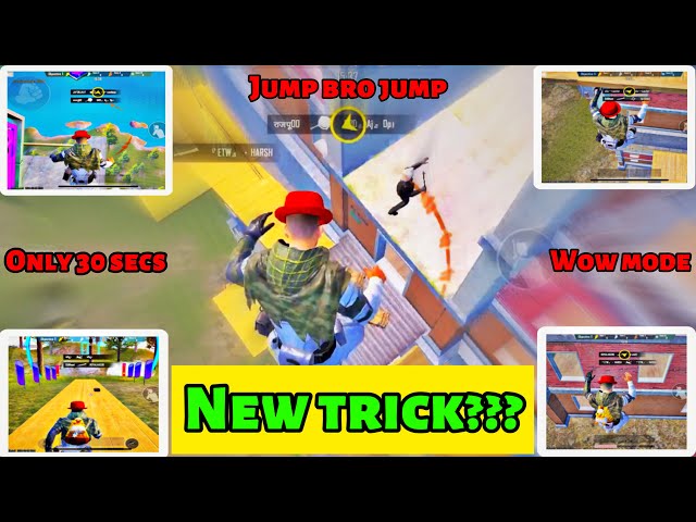 How to complete jump bro in just 30 secs???😳| WOW mode BGMI |