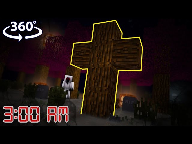 NEVER Play Minecraft at 3:00 AM! - Minecraft 360° Video