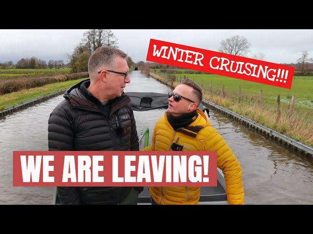 Winter Cruising on a Narrowboat - We are leaving the Country!