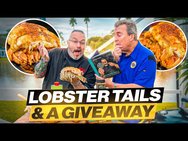 Grilling GIANT Lobster Tails on a Weber Kettle | Epic Giveaway Inside!