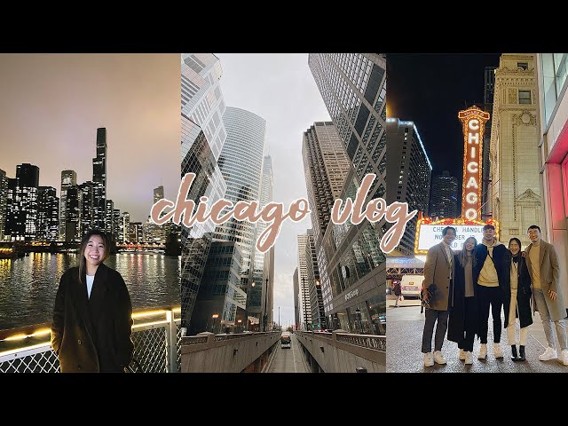 chicago travel vlog | café hopping, famous food spots, architecture boat tour at night