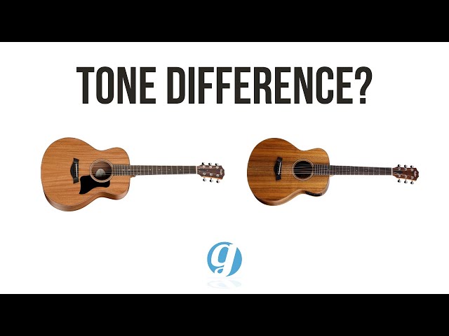 Taylor GS Mini Koa VS Mahogany Tone Comparison (no talking) #tayloracoustic #acousticguitars