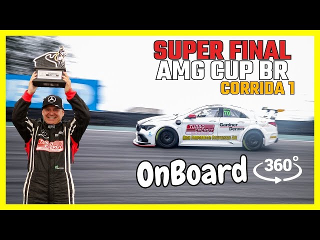 Onboard 360° Super Final CLA 45 AMG CUP Brasil 2023 - Interlagos - Corrida 1 Ricardo Martin #70