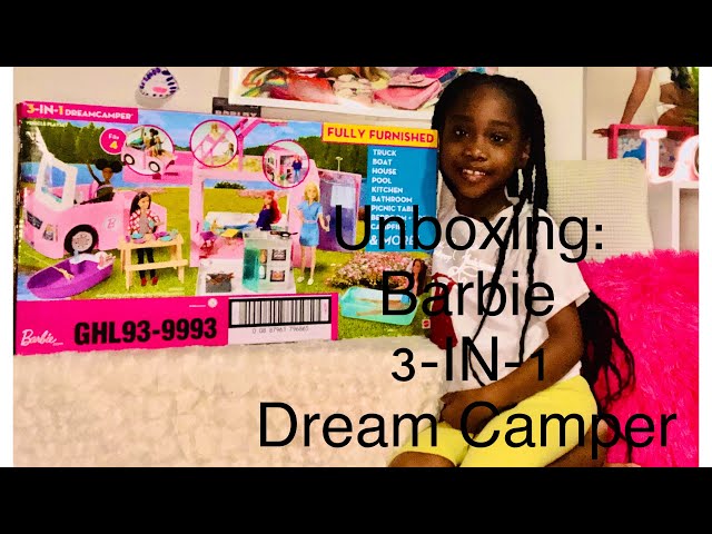 Barbie 3 in 1 Dream Camper !! Barbie Toys Unboxing And Review !! Aubrey’s Family Show.