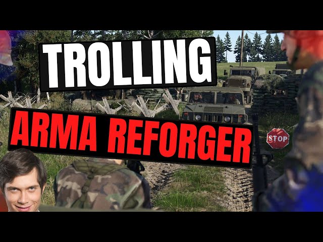 Trolling Arma Reforger With Mines and Sniping | Who Me?