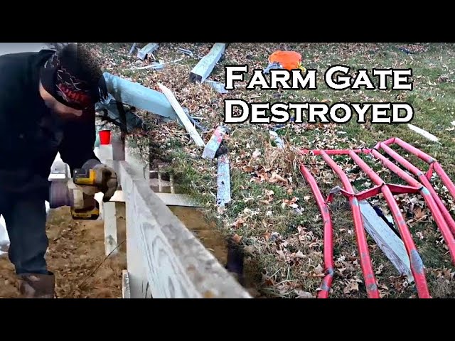 Repairing our Farm Gate and Fence [Part 1]