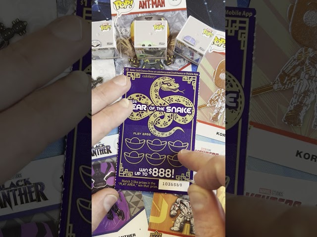 🐍💰Unveiling the Year of the Snake: CA Scratchers Adventure 💰🐍(Video 50) #scratchers #lotterywinner