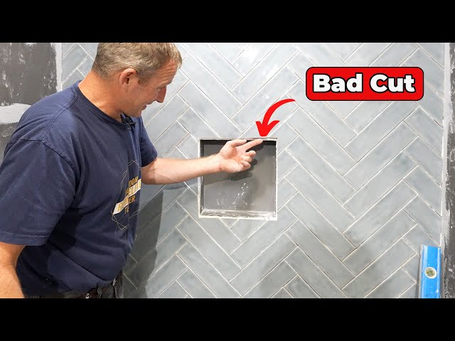 Tiling a Shower Niche