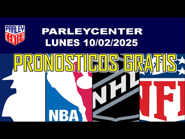 PRONOSTICOS NHL, NBA Y NFL PARA HOY LOGROS LUNES 10/02/2025 🔥PARLEY GRATIS🔥