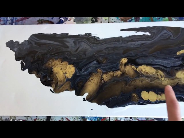 How I made ETERNITY - A Negative Space Flip and Drag Painting