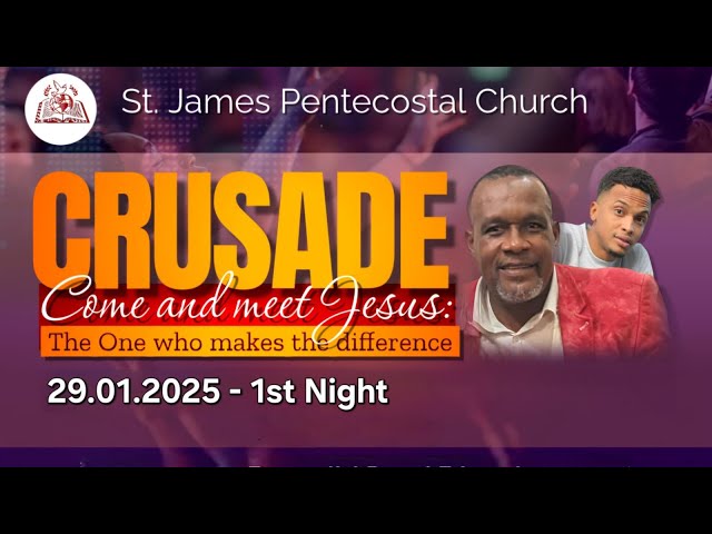 St James Pentecostal Church T&T Evangelistic Crusade Live Stream.