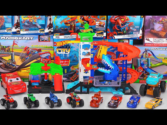 Hot Wheels Collection Unboxing Review ASMR | Hot Wheels City Attacking Shark Escape Playset