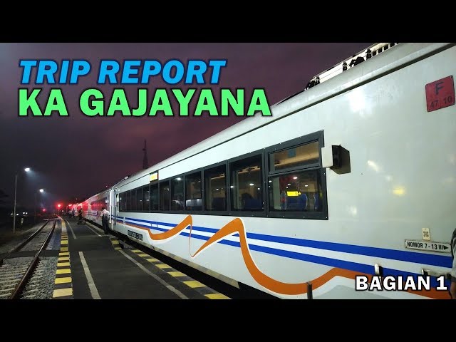 KERETA MEWAH !! NAIK KERETA EKSEKUTIF GAJAYANA Gambir - Malang FULLTRIP (Bagian 1)