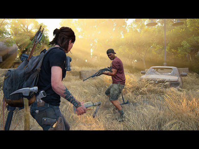 The Last of Us 2 Remastered PS5 Stealth Kills & Aggressive Combat - Gameplay (GROUNDED+) 4K 60 Fps