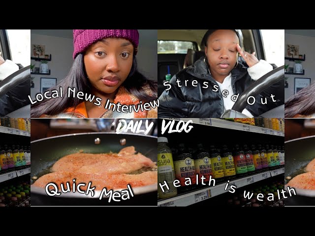 Vlog: Another News Interview + Easy Meal Under 30 Minutes + Dealing With Negative Comments