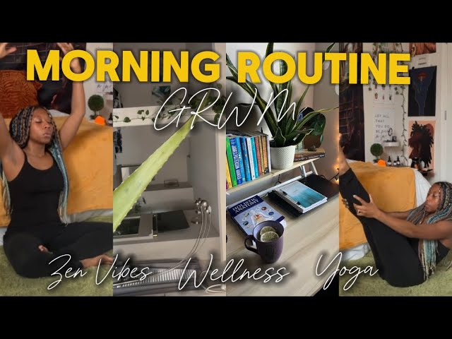 Flow Two: | Rooted In Zen 🧘🏽‍♀️ | Morning Routine / Get Ready With Me / Yoga #grwm #lifestyle #yoga