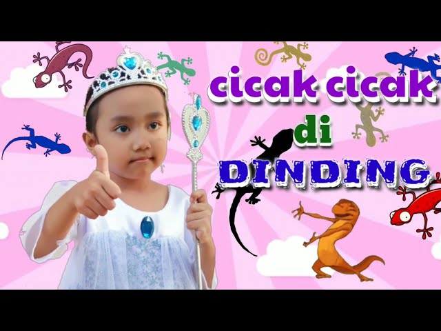 CICAK CICAK DI DINDING ❤️ Lagu anak dan balita indonesia terpopuler ❤️ NURSERY RHYMES (lirik)