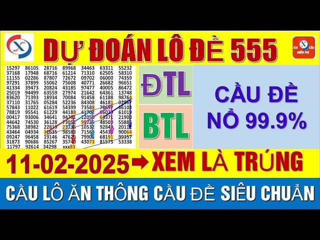 Soi cầu 555 - soi cầu xsmb 11/2 - soi cầu miền bắc - dự đoán xsmb - soi cầu lô đề