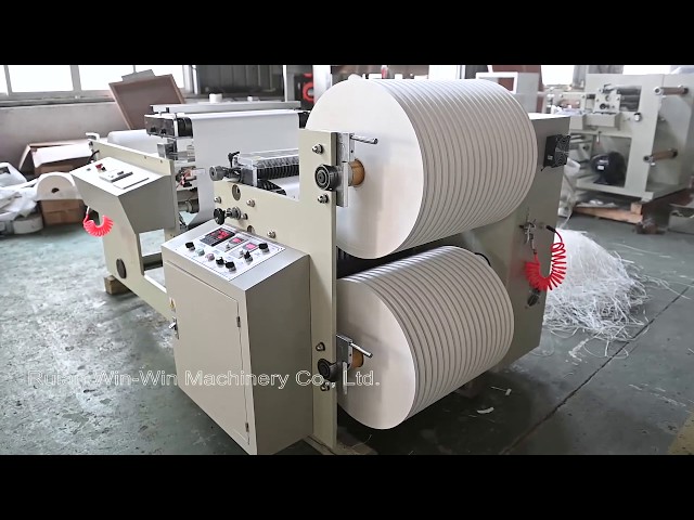 High speed automatic paper slitting and cutting machine