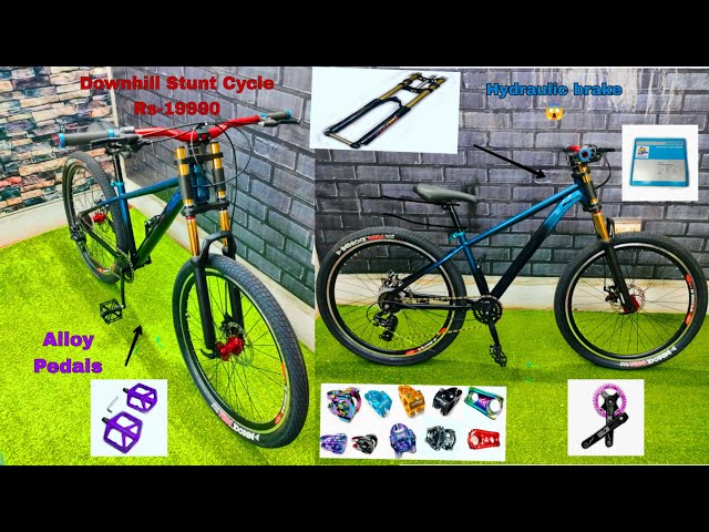 How to Build Cheapest Downhill Dual Suspension MTB stunt cycle at Cheapest price 20K #mtb #stunt #c