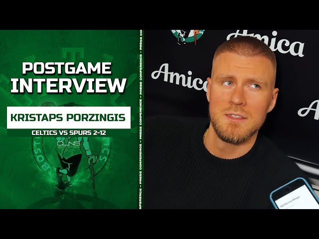 Kristaps Porzingis JOKES He Takes Victor Wembanyama Matchup Personally | Postgame Interview