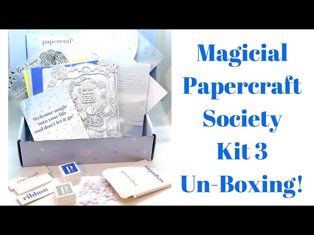 Take A Look Inside KIT 4 Of The Papercraft Society Box!