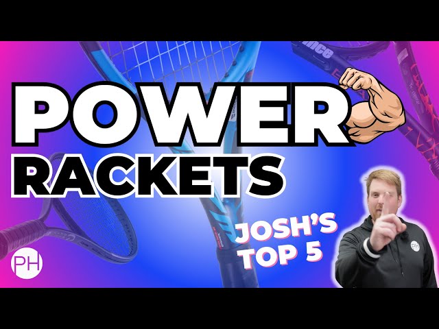 REVIEW: TOP 5 TENNIS RACKETS FOR POWER 2024 | Tennis Coach | Racquet Review | PH Tennis