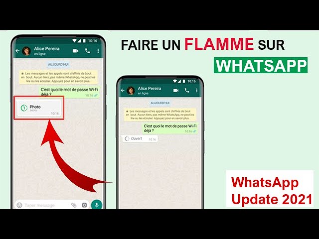 whatsapp new update August - How to do flame (send photos and videos saw unique)